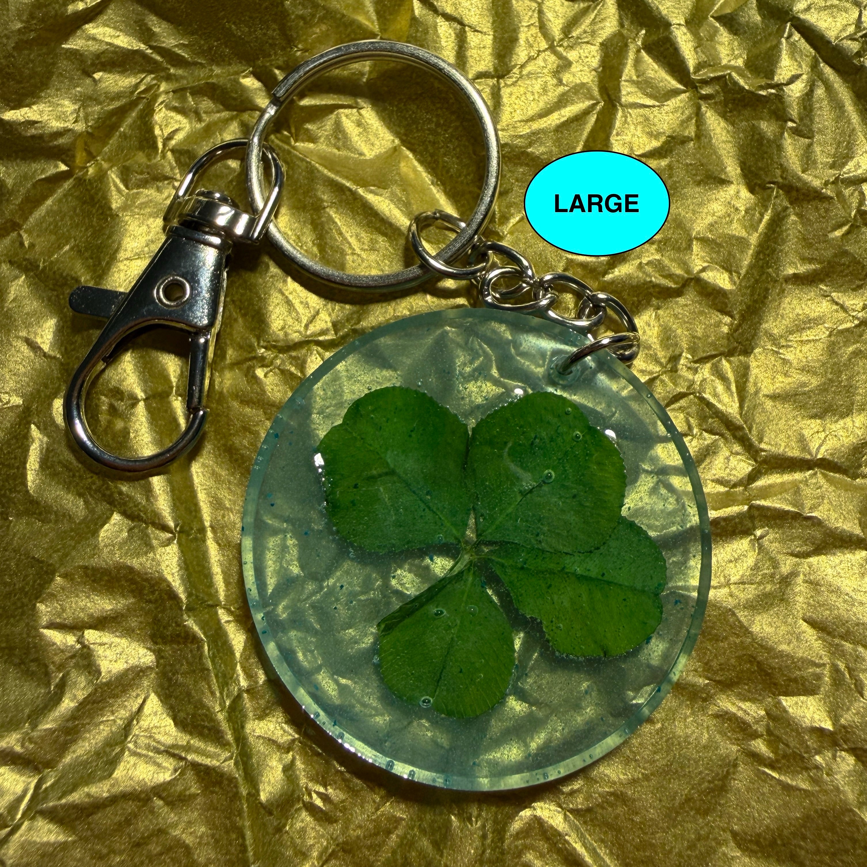 CLOVER keychain- LARGE