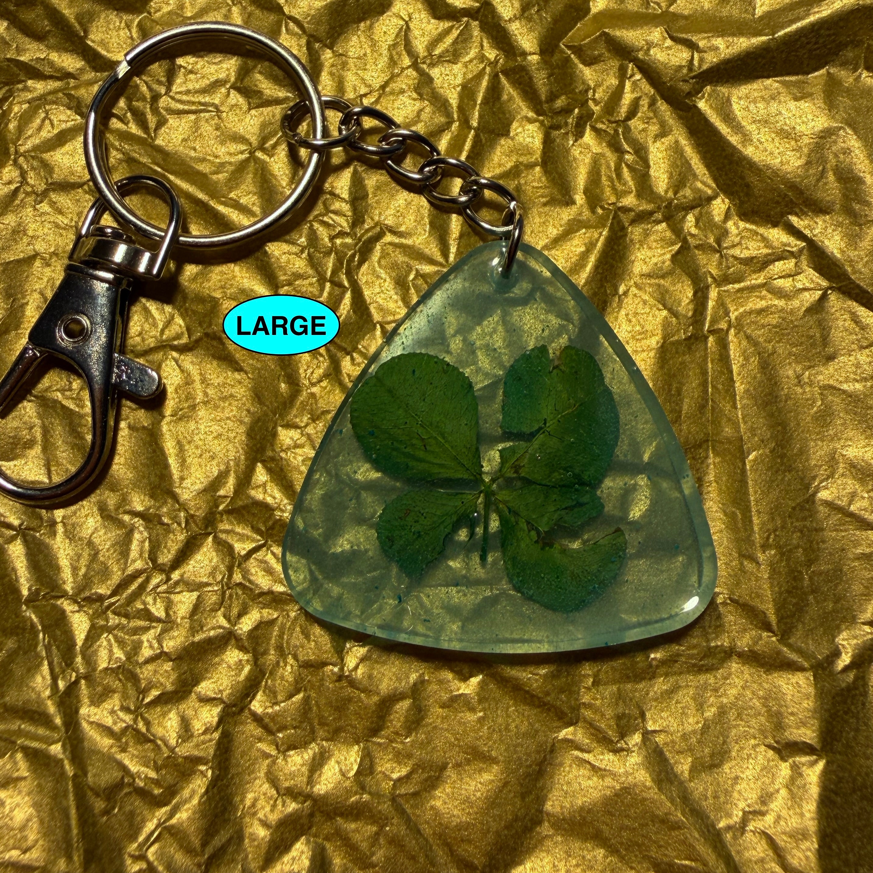 CLOVER keychain- LARGE